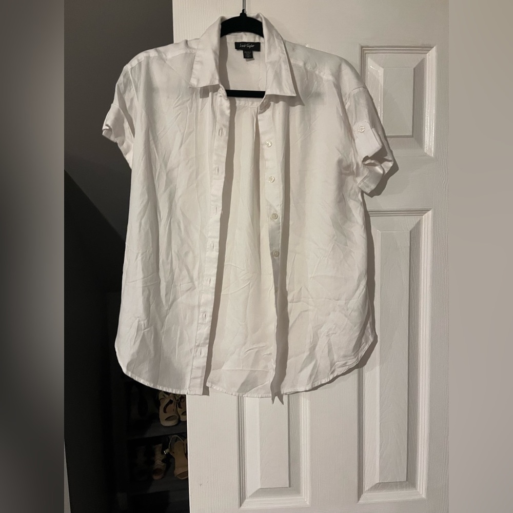 XS White Button Up Shirt